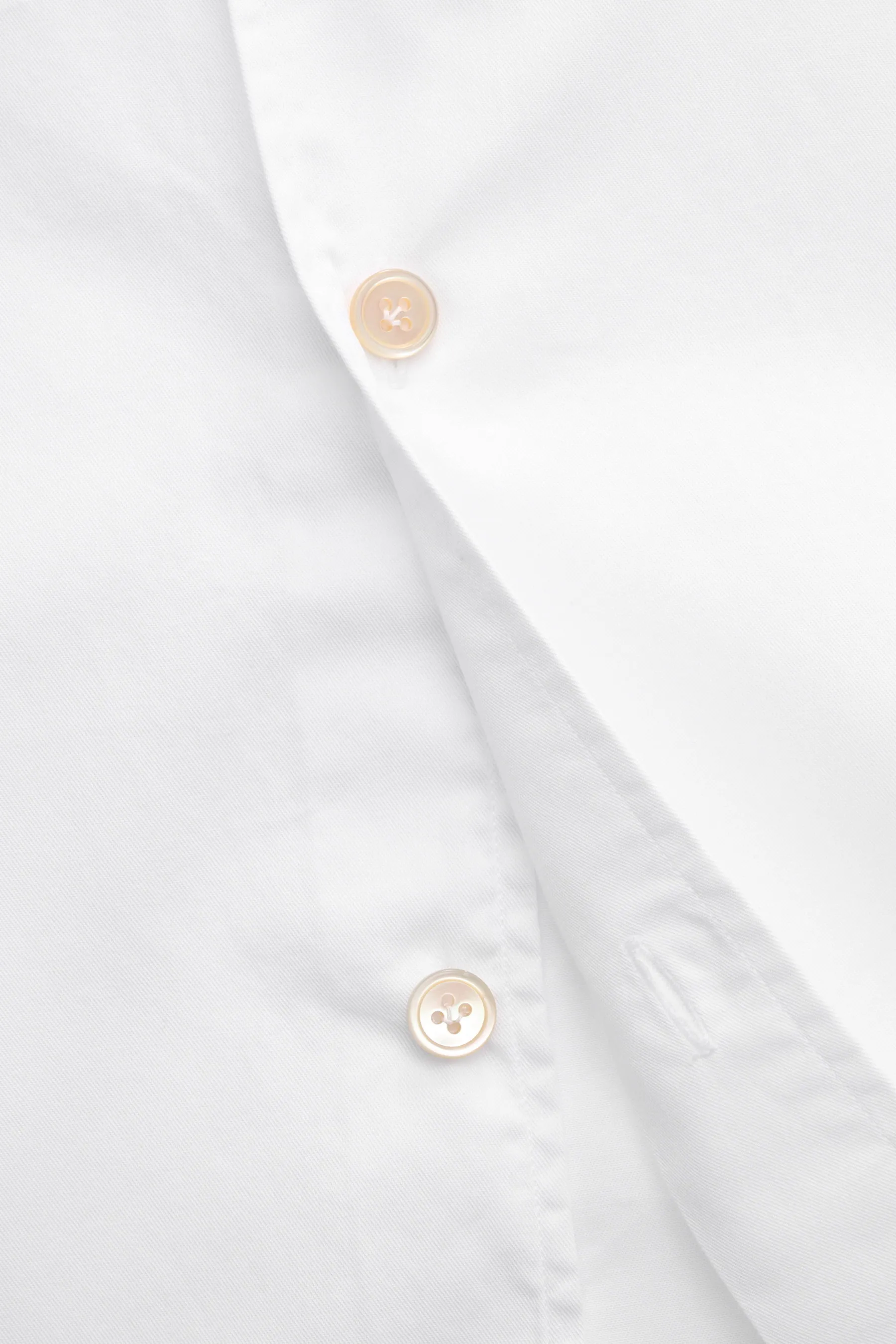 Borrelli - Herren - Casual Hemd 'Ettore' Haifisch-Kragen weiß – Bild 4