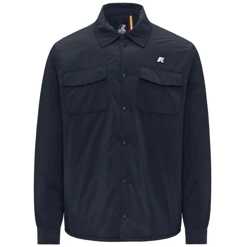 K-Way - Water-Repellent Overshirt - Größe XL - blau K-Way - Water-Repellent Overshirt - Größe XL - blau