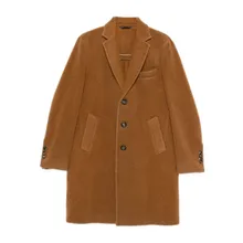 CIRCOLO 1901 - Tailored Brown Overcoat With Classic Notch Lapels - Größe 52 - braun CIRCOLO 1901 - Tailored Brown Overcoat With Classic Notch Lapels - Größe 52 - braun