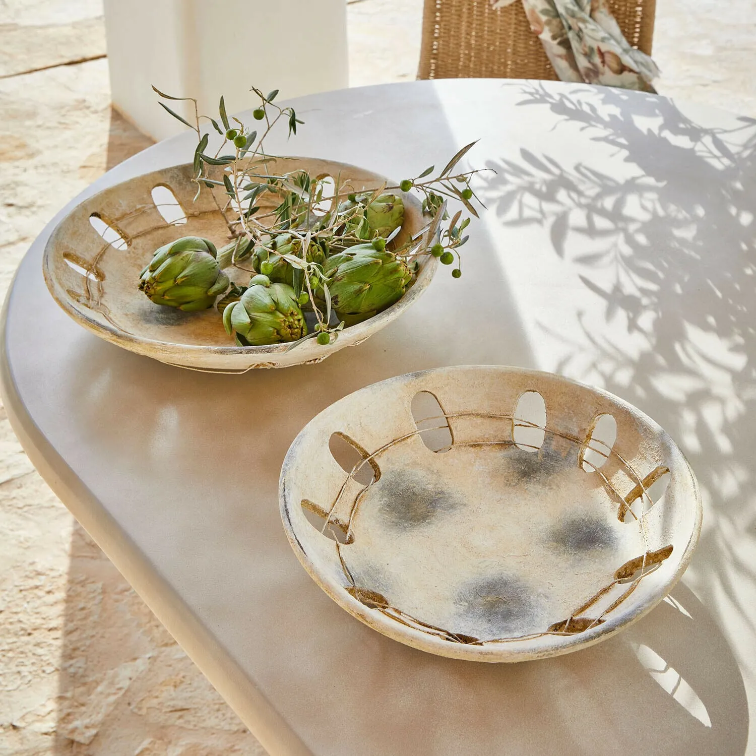 Deko-Schale 2er Set Delunas – Bild 2