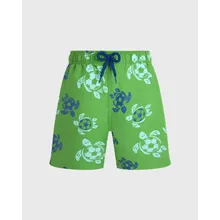 Vilebrequin - Soccer Turtles Badeshorts Für Jungen - Bademode - Jim - Grün - Größe 10 Vilebrequin - Soccer Turtles Badeshorts Für Jungen - Bademode - Jim - Grün - Größe 10