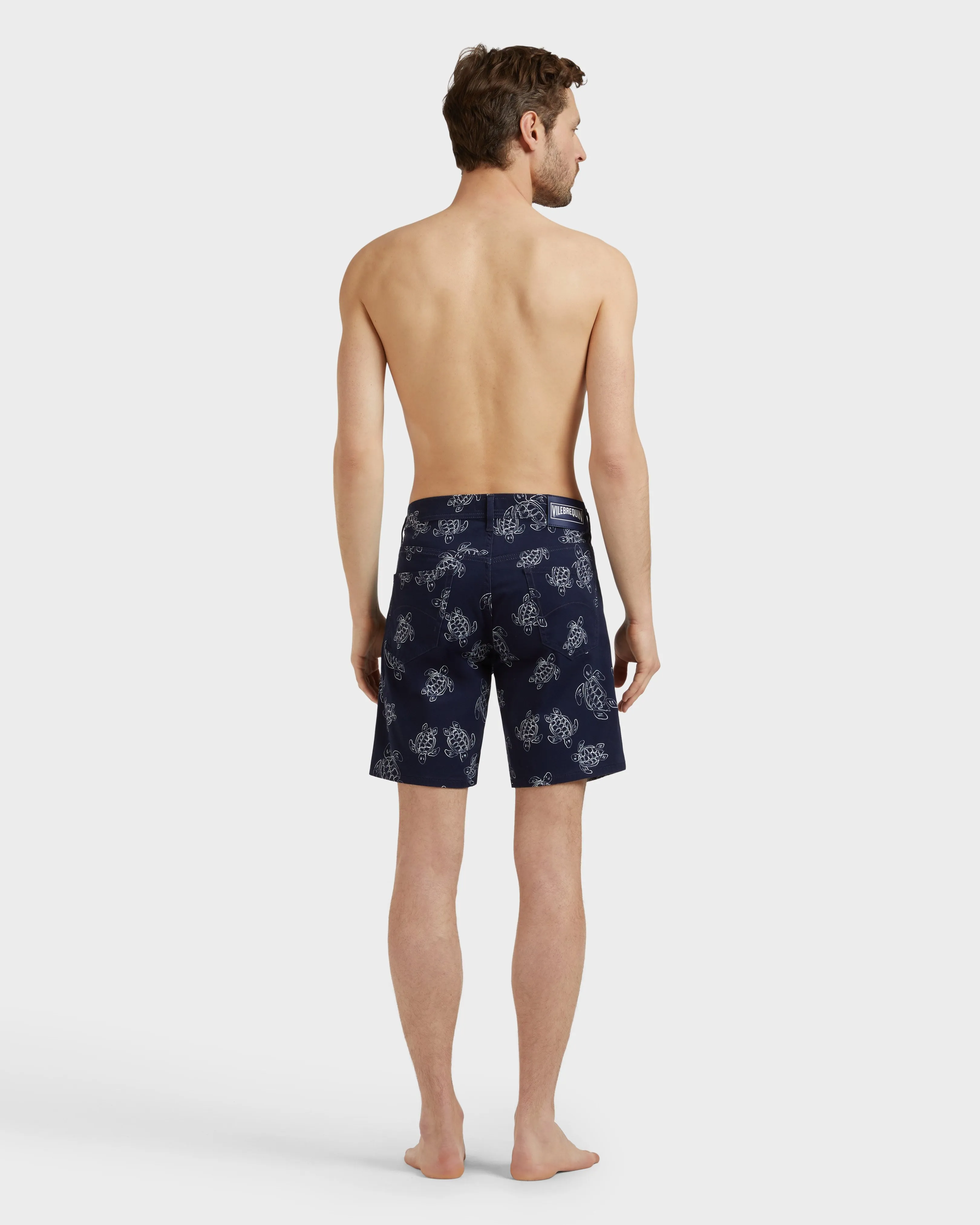 Vilebrequin - Ronde Des Tortues Bermudashorts Für Herren - Bermuda - Garonne - Blau - Größe 32 – Bild 4