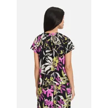 Printshirt mit Gummizug Printshirt mit Gummizug