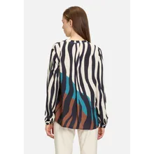 Longbluse mit Stehkragen Longbluse mit Stehkragen