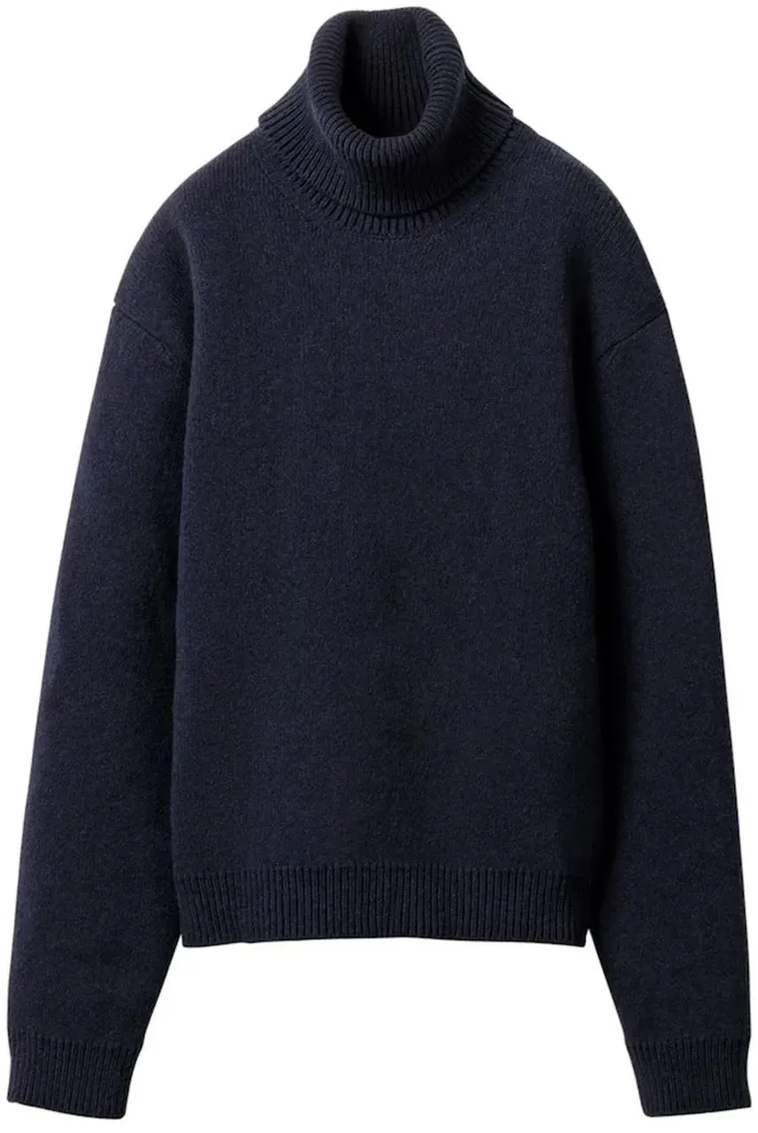 Miu Miu - Wool-Cashmere Rollneck Sweater - Größe 38 - blue Miu Miu - Wool-Cashmere Rollneck Sweater - Größe 38 - blue