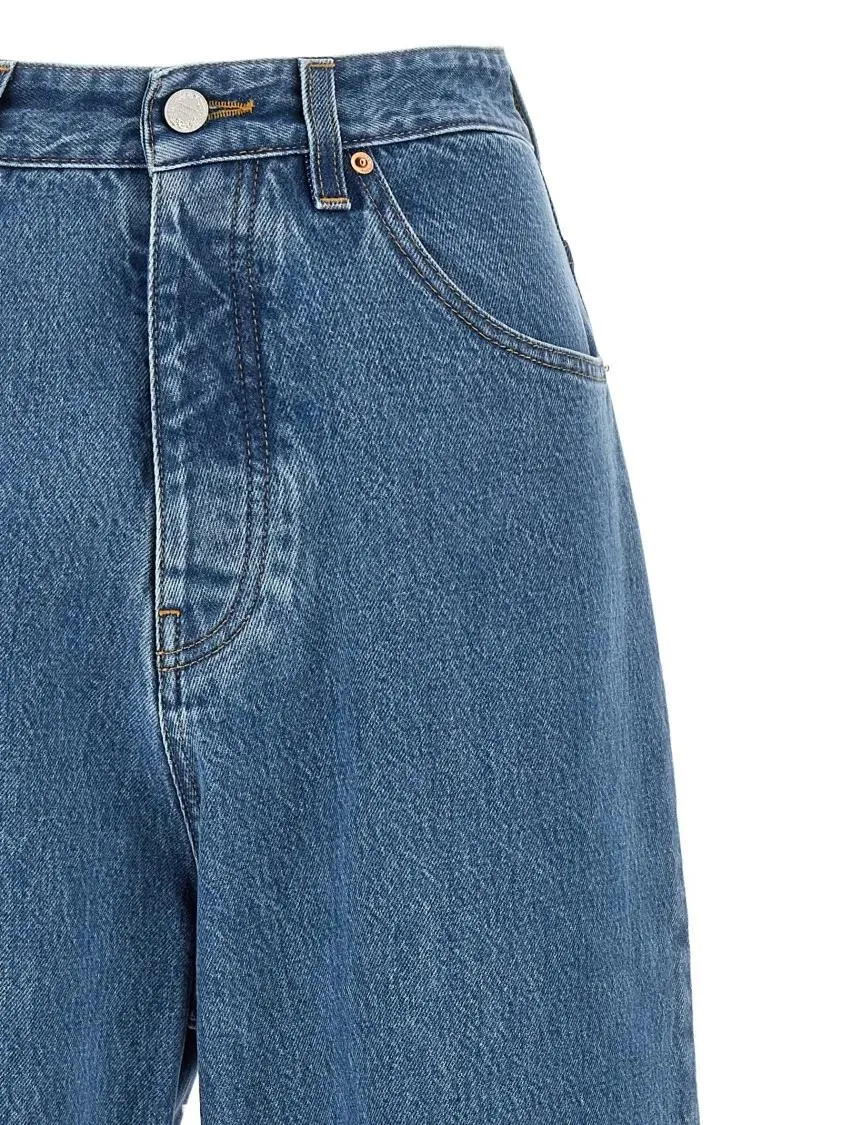 Vetements - High-Waisted Denim Jeans - Größe 25 - blau – Bild 3