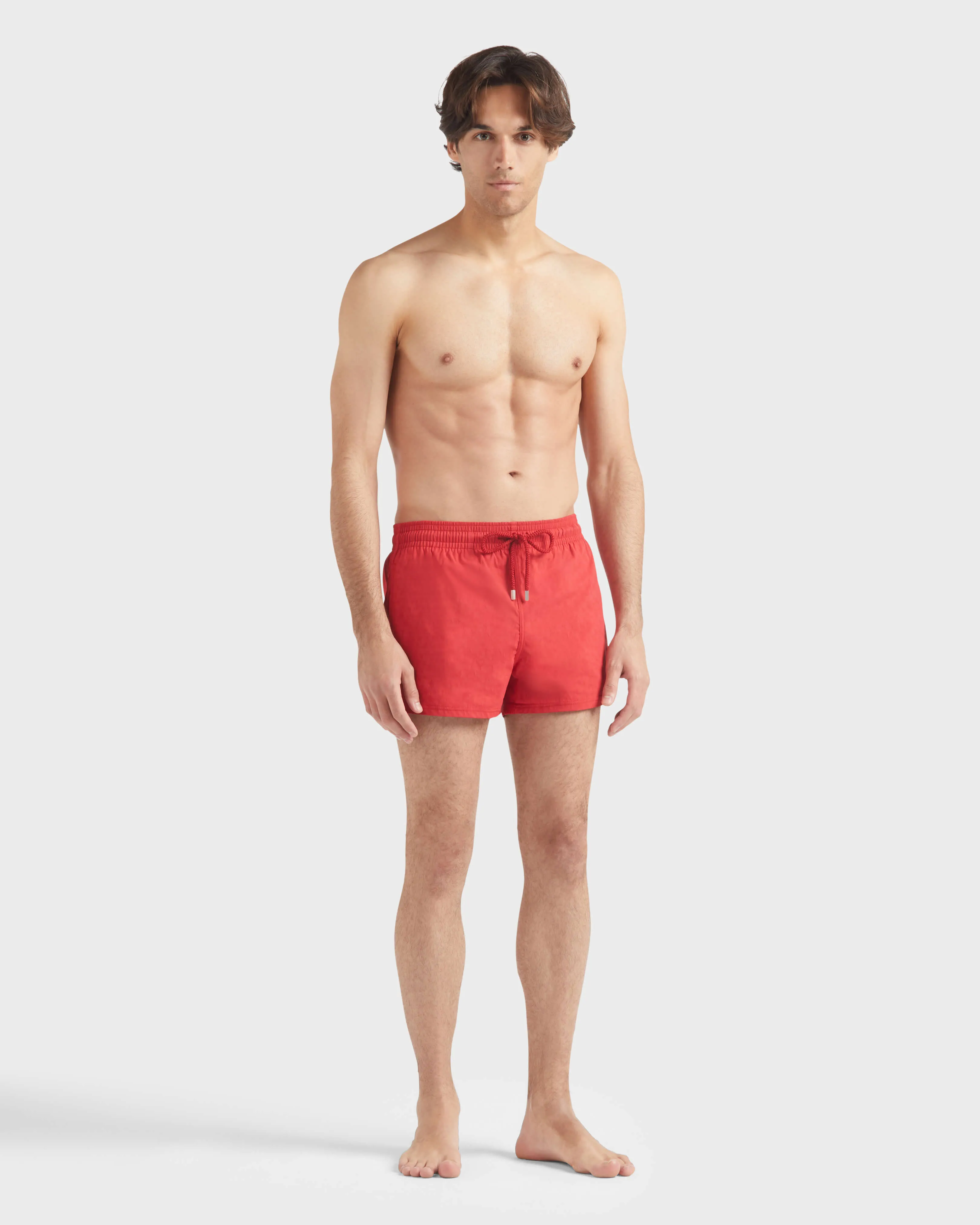 Vilebrequin - Kurze Jacquard Turtles Badeshorts Für Herren - Bademode - Manta - Rot - Größe XXXL – Bild 3
