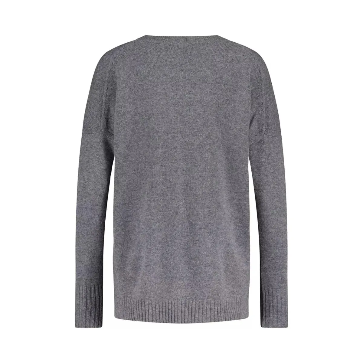 van Kukil - Pullover Trinity aus Kaschmir 47701901443418 - Größe XS - dark gray – Bild 2