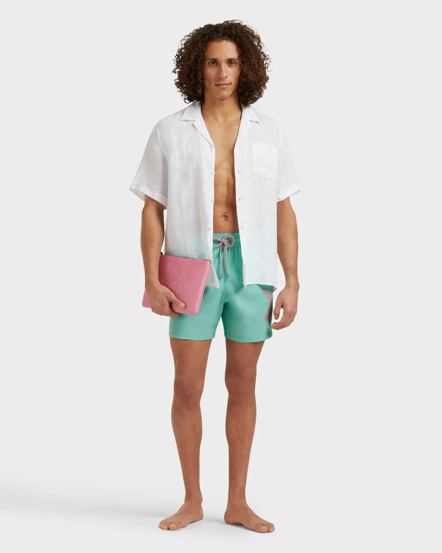 Vilebrequin - Kurze Placed Starlettes Stretch-badeshorts Für Herren - Bademode - Monrise - Grün - Größe M – Bild 5