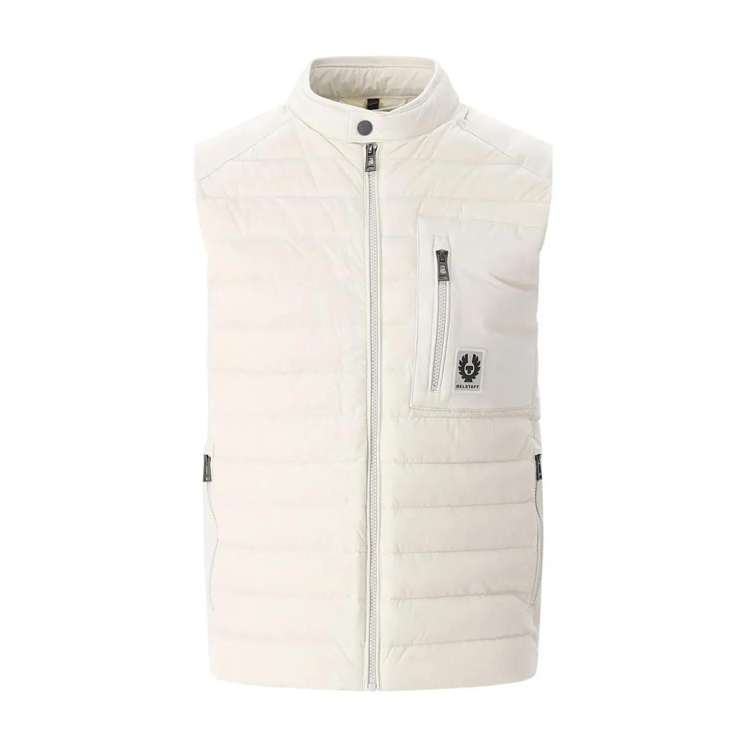 Belstaff - Weste mit Logo - Größe 56 - creme Belstaff - Weste mit Logo - Größe 56 - creme