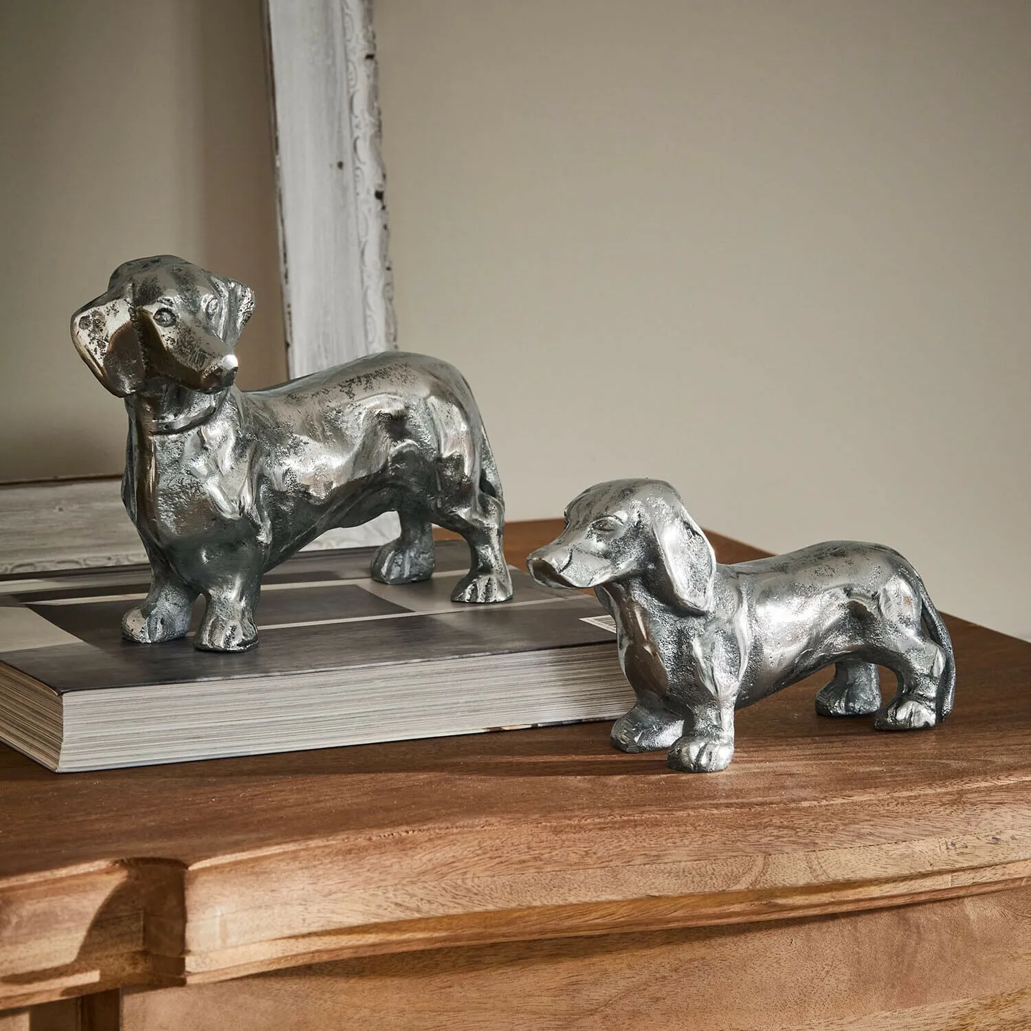 Deko-Hund 2er Set Calwen – Bild 2