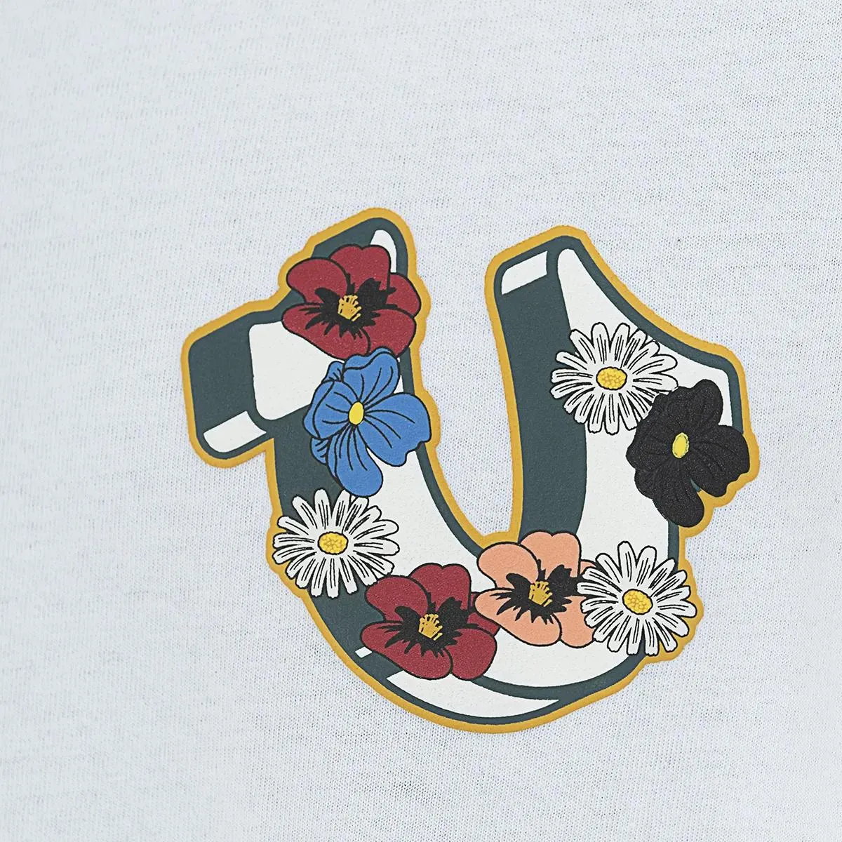 True Religion - T-Shirt GARDEN - Größe XXL - weiß – Bild 3