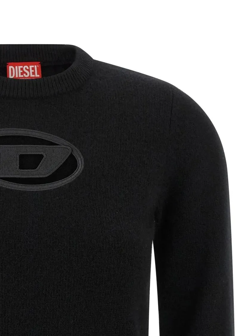 Diesel - M-Areesa-Slim' Sweater - Größe S - schwarz – Bild 3