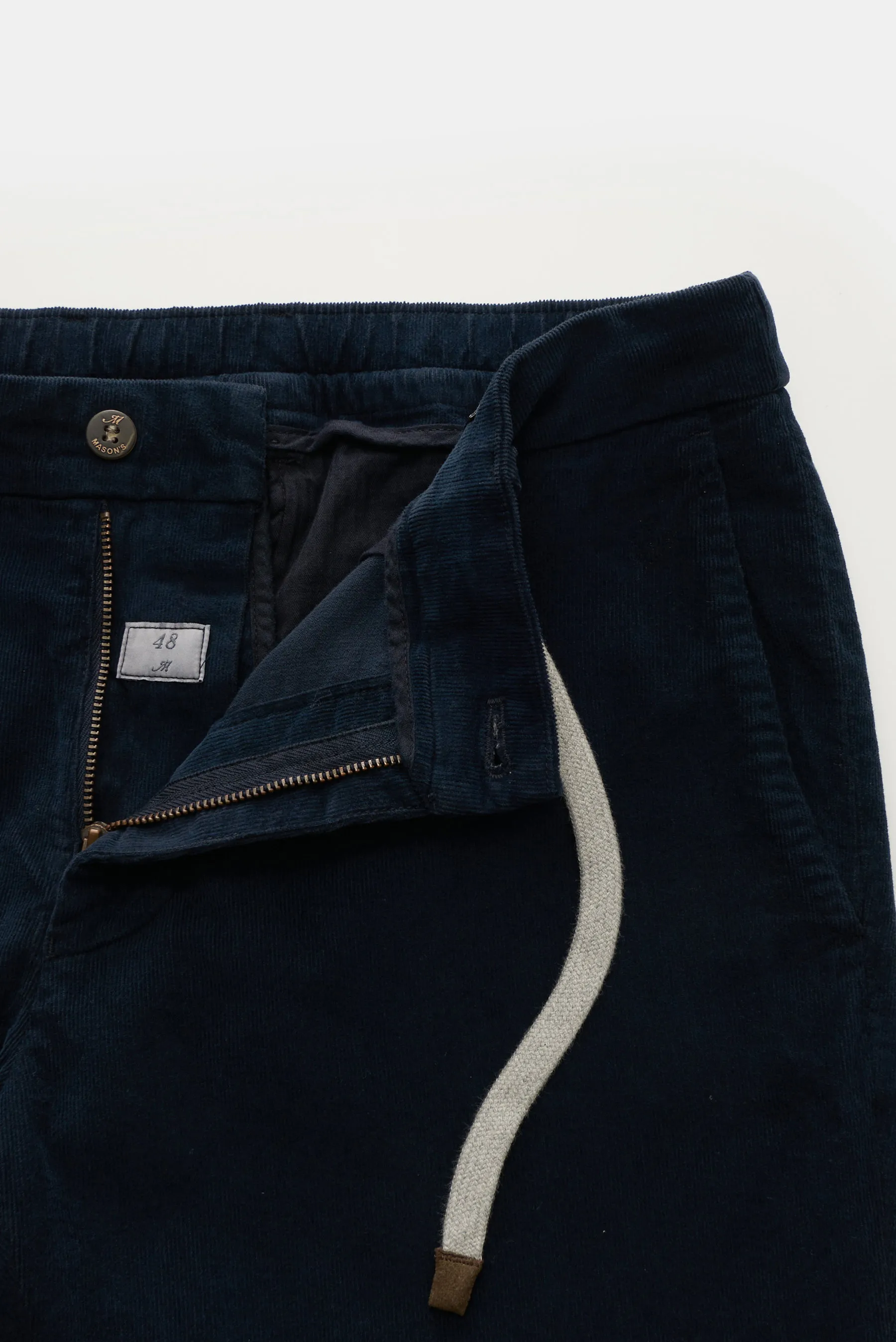 Mason's - Herren - Cord-Jogpants 'New York String' navy – Bild 4