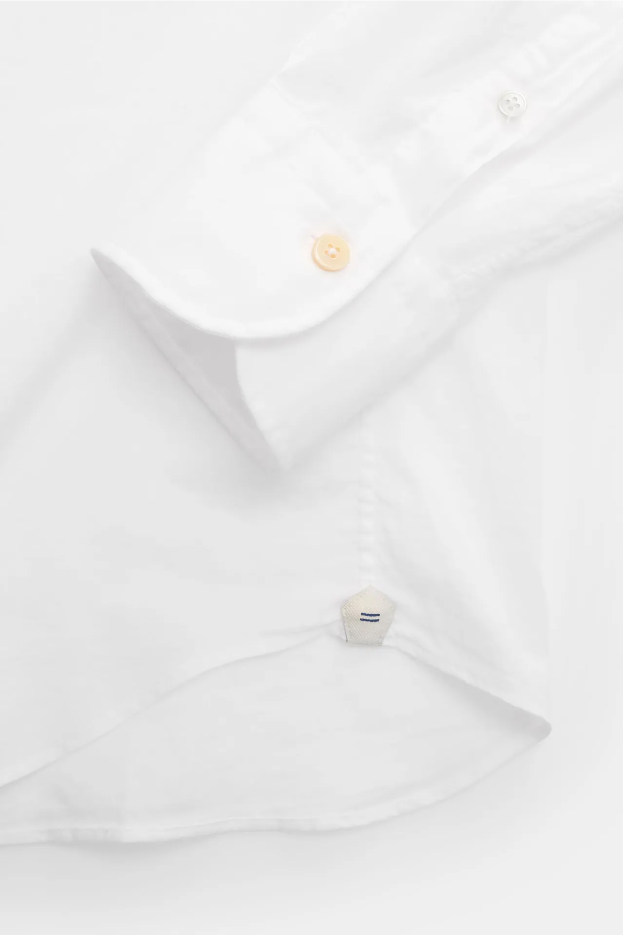 Gherardi - Herren - Casual Hemd Haifisch-Kragen weiß – Bild 3