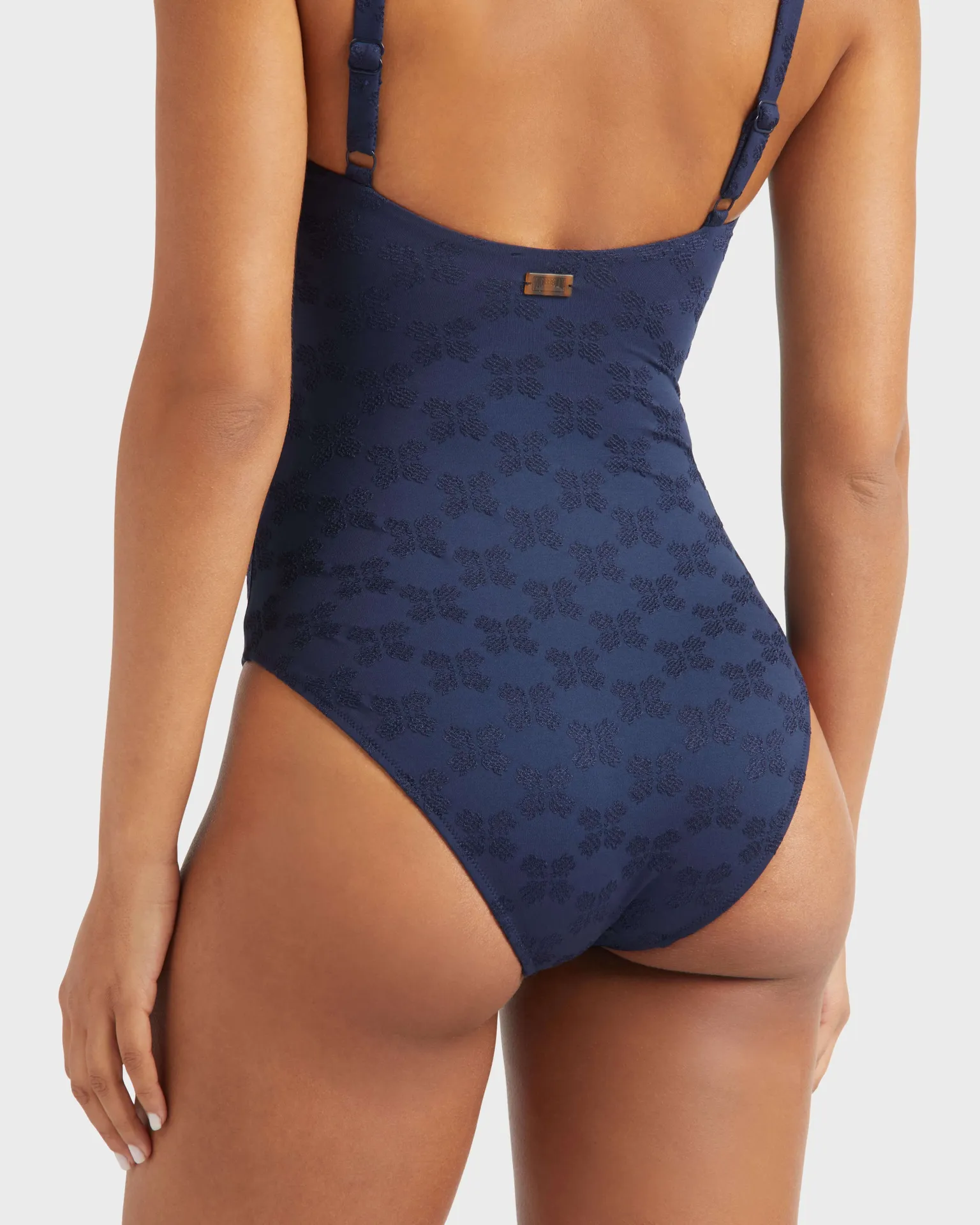 Vilebrequin - Turtle Monogram Jacquard Badeanzug Mit Bügeln Für Damen - Bademode - Leonita - Blau - Größe S – Bild 6