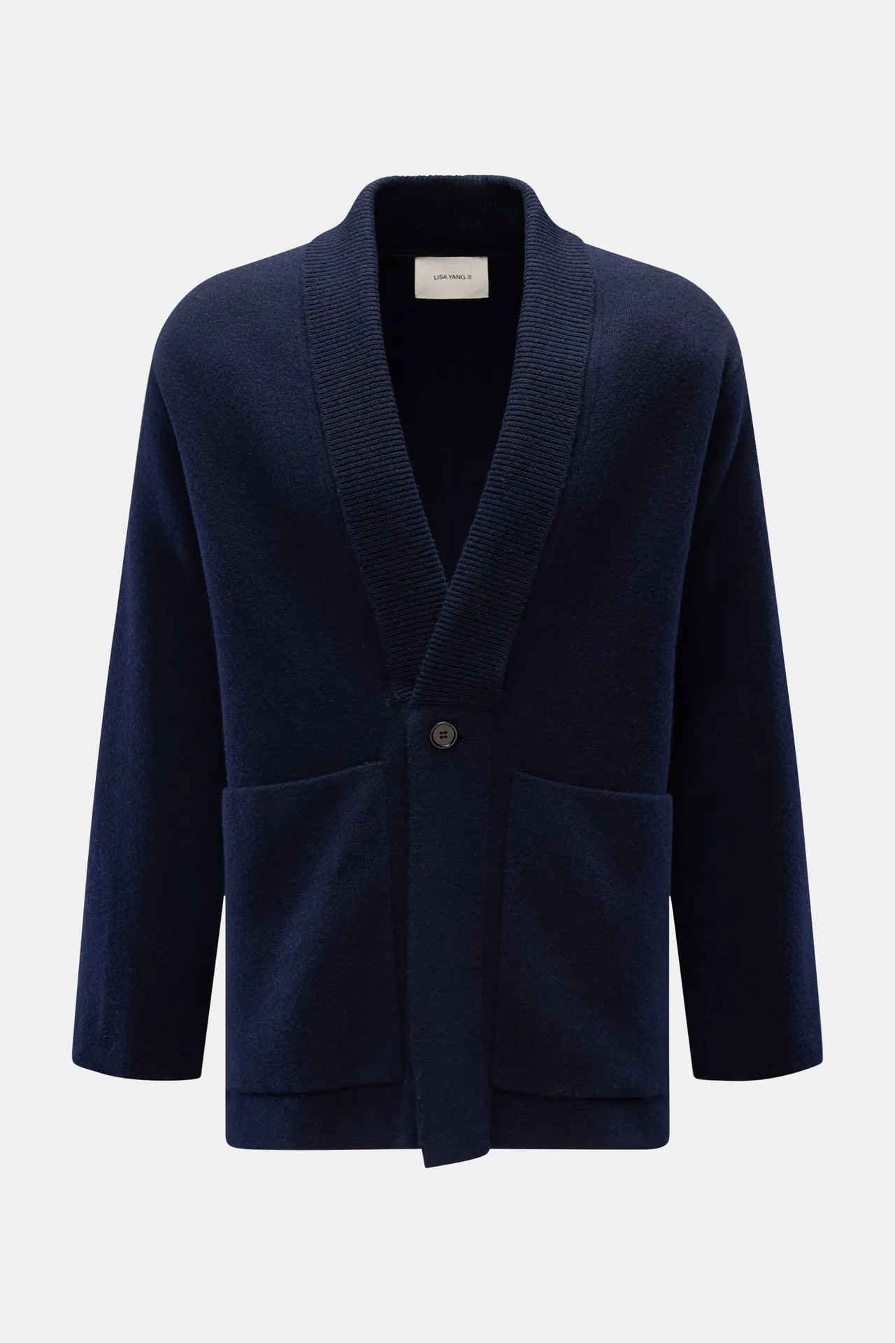 Lisa Yang - Herren - Cashmere Cardigan %27Lance%27 navy Lisa Yang - Herren - Cashmere Cardigan %27Lance%27 navy