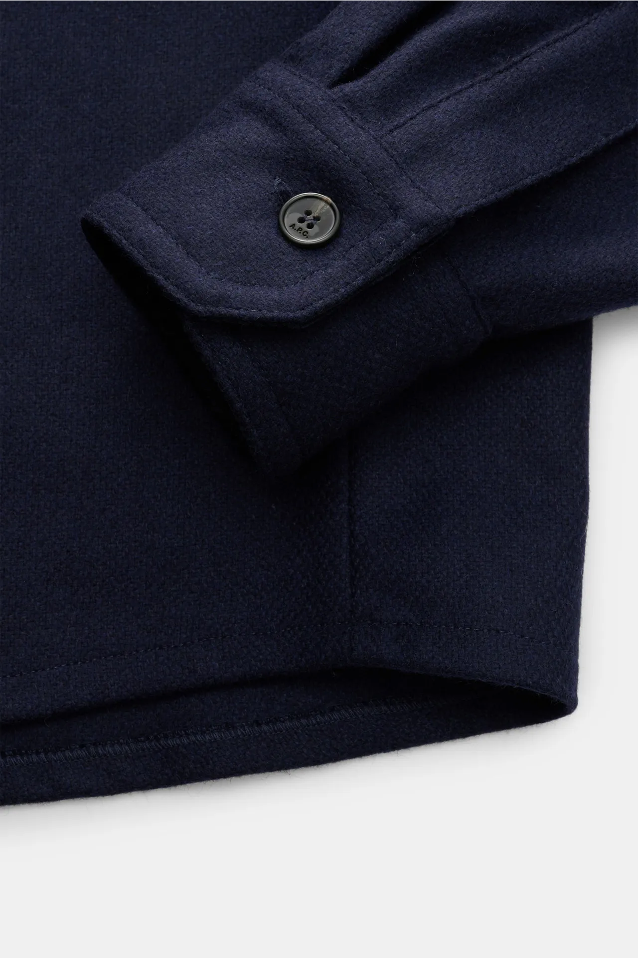 A.P.C. - Herren - Casual Hemd 'Bernardo' Kent-Kragen navy – Bild 3