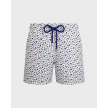Vilebrequin - Micro Ronde Des Tortues Badeshorts Für Herren - Bademode - Moorea - Weiss - Größe XXL Vilebrequin - Micro Ronde Des Tortues Badeshorts Für Herren - Bademode - Moorea - Weiss - Größe XXL