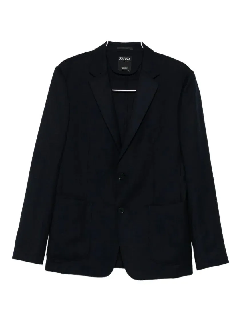 Ermenegildo Zegna - Tailored Men%27s Blazer With Two-Button Closure And - Größe 48 - schwarz Ermenegildo Zegna - Tailored Men%27s Blazer With Two-Button Closure And - Größe 48 - schwarz