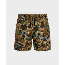 Vilebrequin - Camo Splash Badeshorts Für Herren - Vbq X Palm Angels - Bademode - Moorea - Marone - Größe S Vilebrequin - Camo Splash Badeshorts Für Herren - Vbq X Palm Angels - Bademode - Moorea - Marone - Größe S