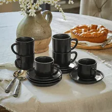 Tasse mit Untertasse 6er Set Biarré Tasse mit Untertasse 6er Set Biarré