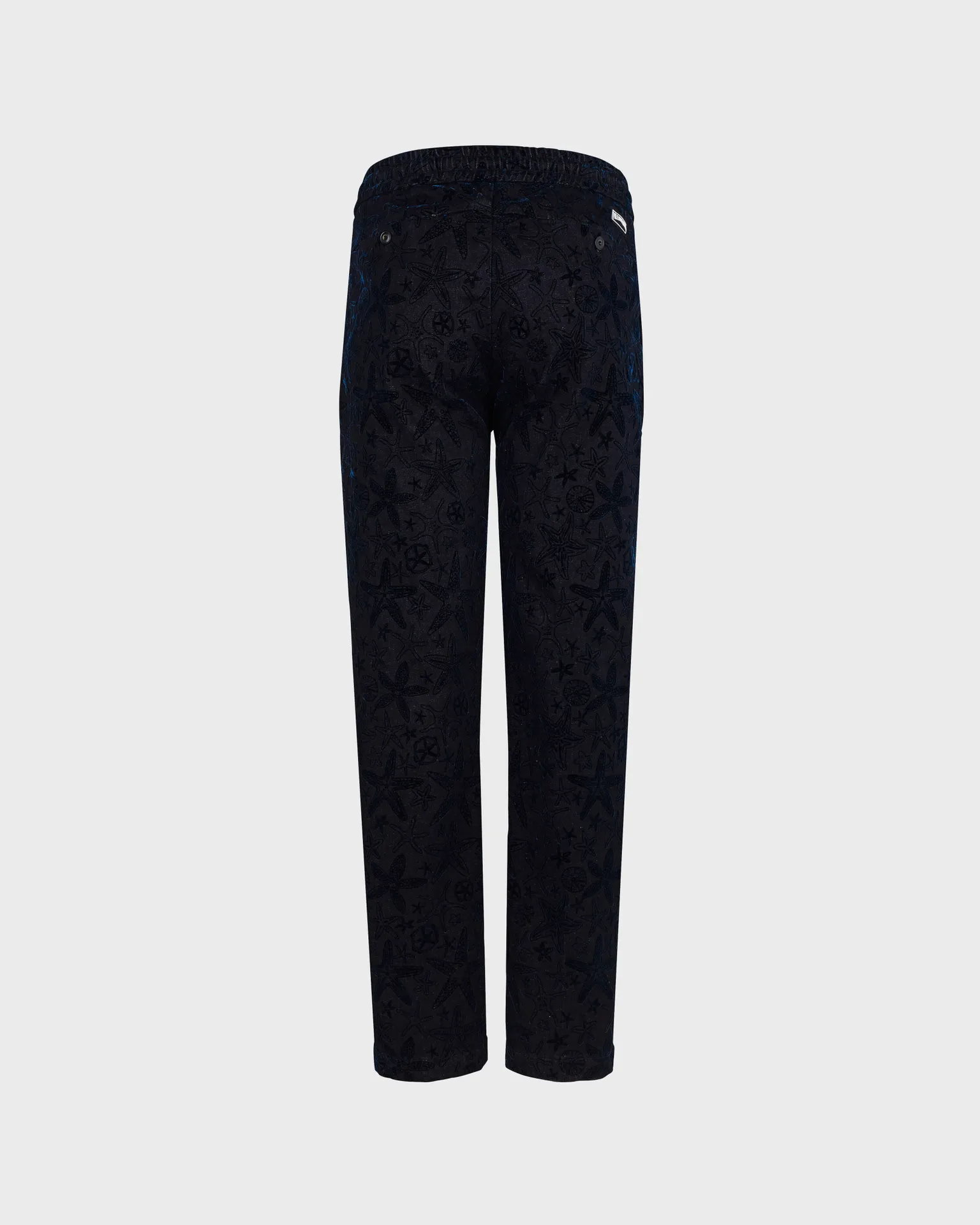 Vilebrequin - Beflockte Starlettes Denim Jogginghose Für Herren - Jeanshose - Clemence - Blau - Größe 36 – Bild 2