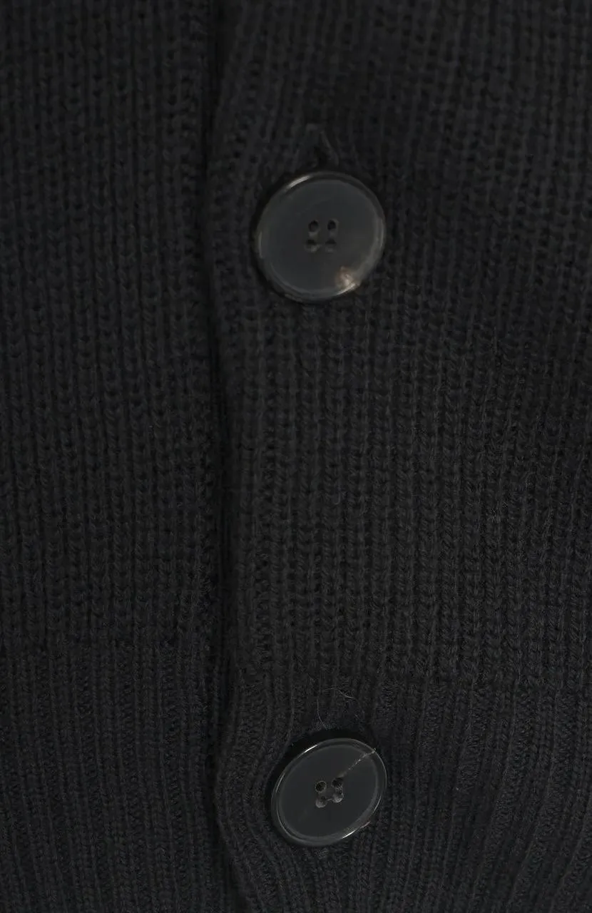 Amaranto - Wool cardigan - Größe M - schwarz – Bild 3