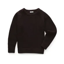 von Braun - Herren - Kinder Cashmere R-Neck Pullover dunkelbraun von Braun - Herren - Kinder Cashmere R-Neck Pullover dunkelbraun