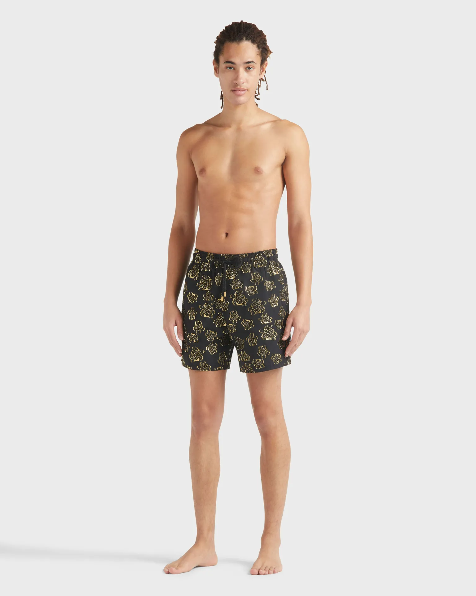 Vilebrequin - Ronde Des Tortues Jacquard Badeshorts Für Herren - Bademode - Moopea - Schwarz - Größe M – Bild 3
