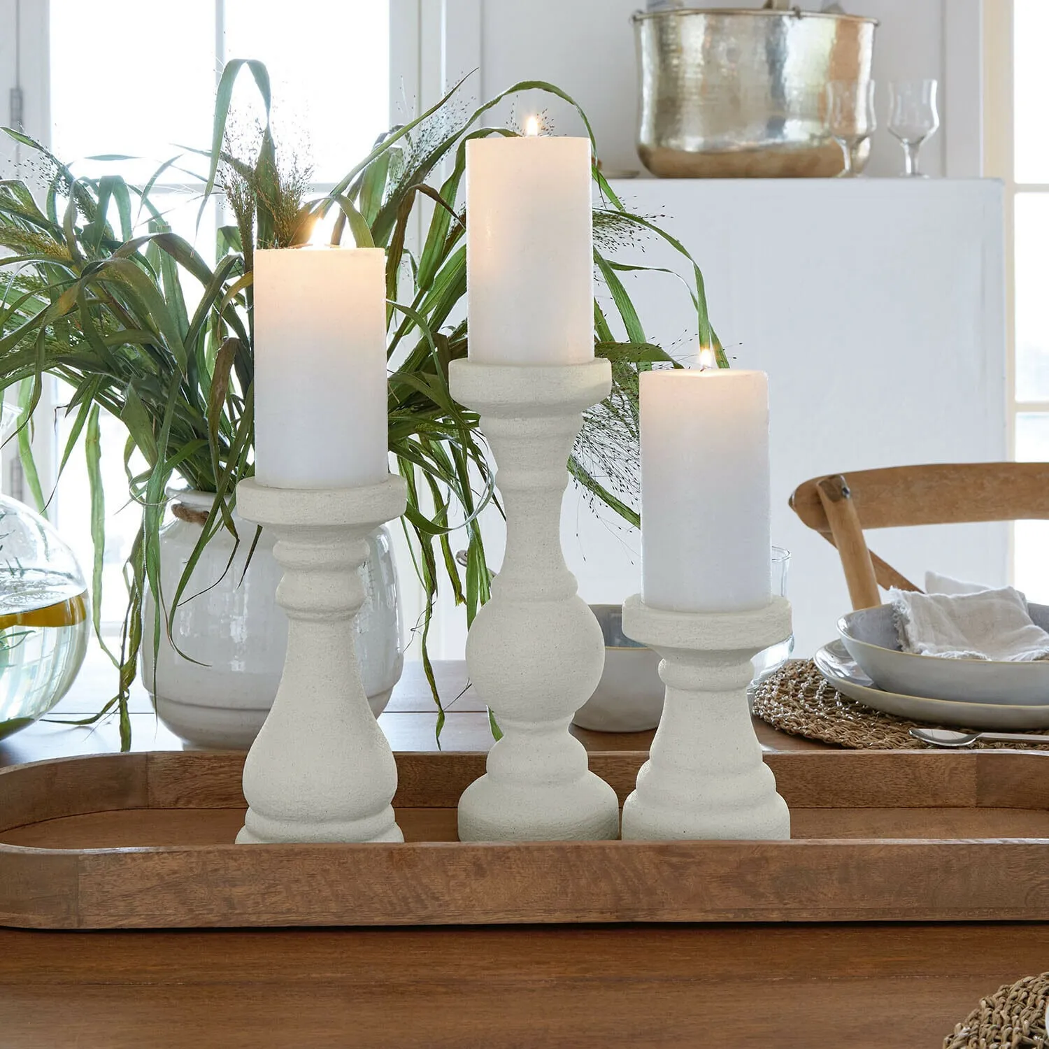 Kerzenständer 3er Set Quenlivre – Bild 2