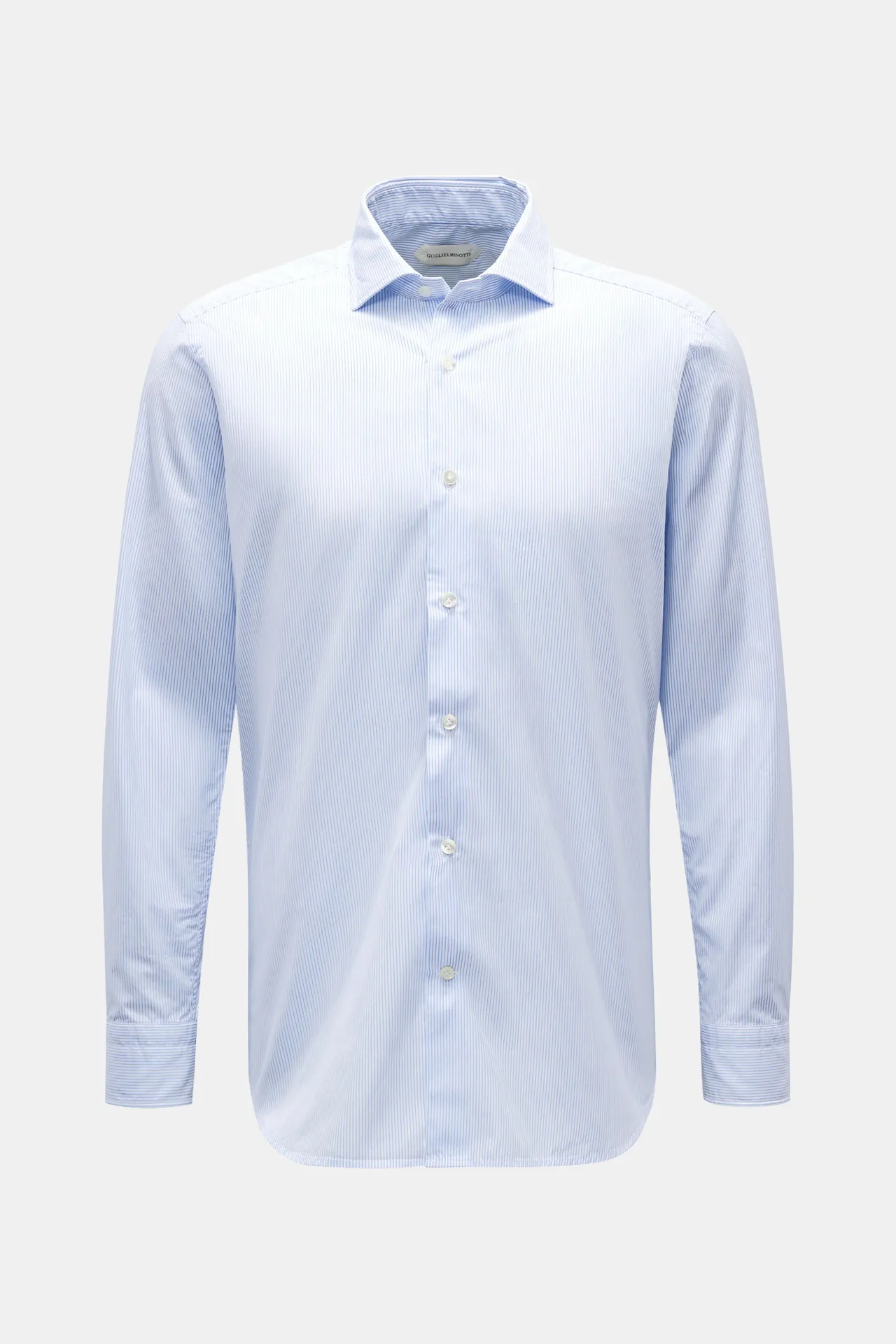 Guglielminotti - Herren - Casual Hemd Haifisch-Kragen blau/weiß gestreift Guglielminotti - Herren - Casual Hemd Haifisch-Kragen blau/weiß gestreift