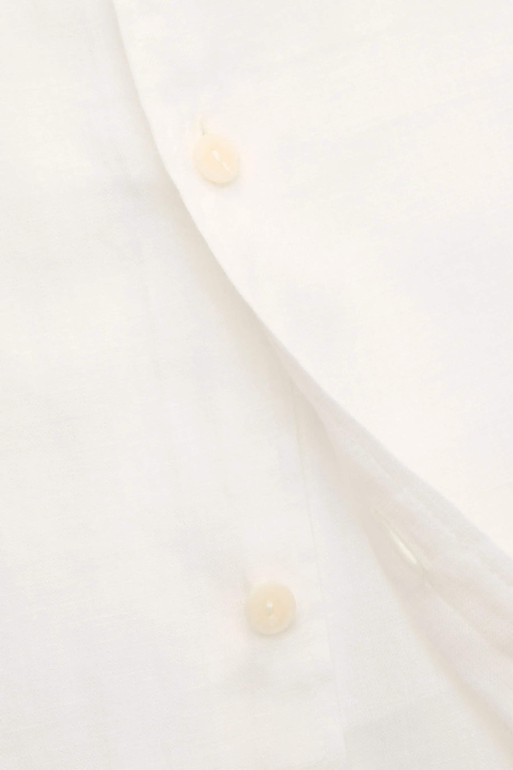 MC2 Saint Barth - Herren - Leinenhemd 'Pamplona' Haifisch-Kragen offwhite – Bild 4