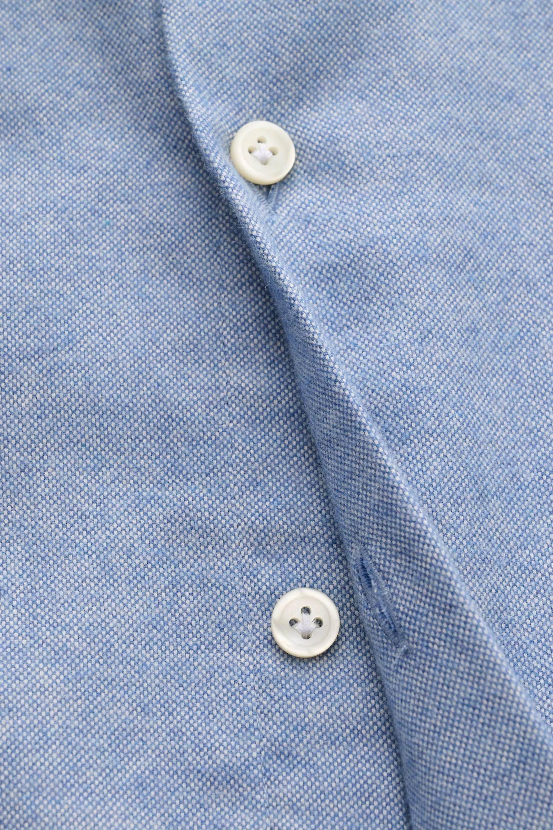 Sonrisa - Herren - Oxford-Hemd Haifisch-Kragen rauchblau – Bild 5