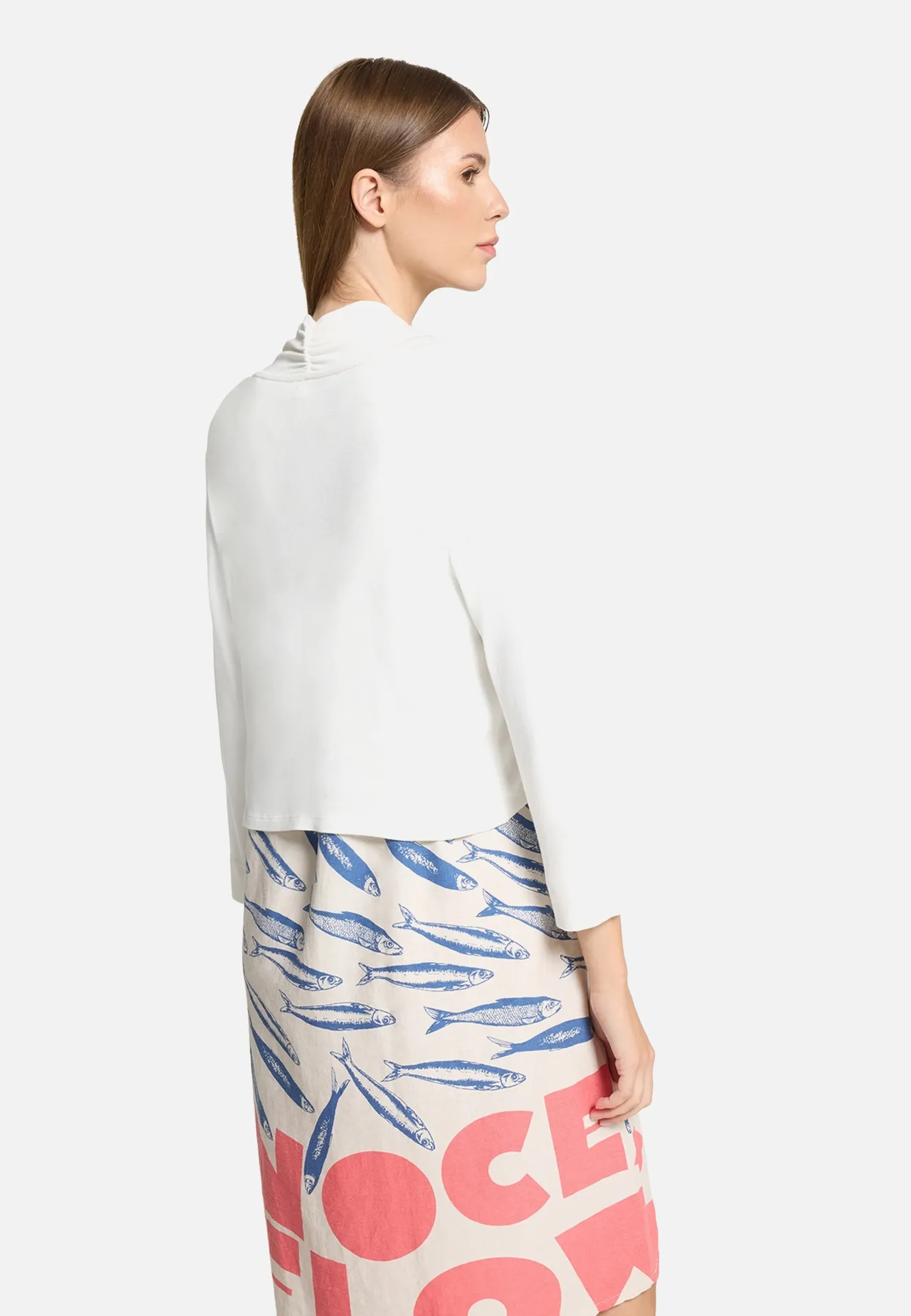 Shirtjacke mit 3/4 Arm Shirtjacke mit 3/4 Arm