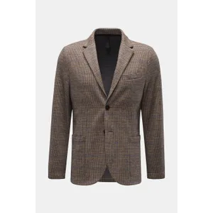 Harris Wharf London  - Herren - Jersey-Sakko beige/braun/blau kariert Harris Wharf London  - Herren - Jersey-Sakko beige/braun/blau kariert