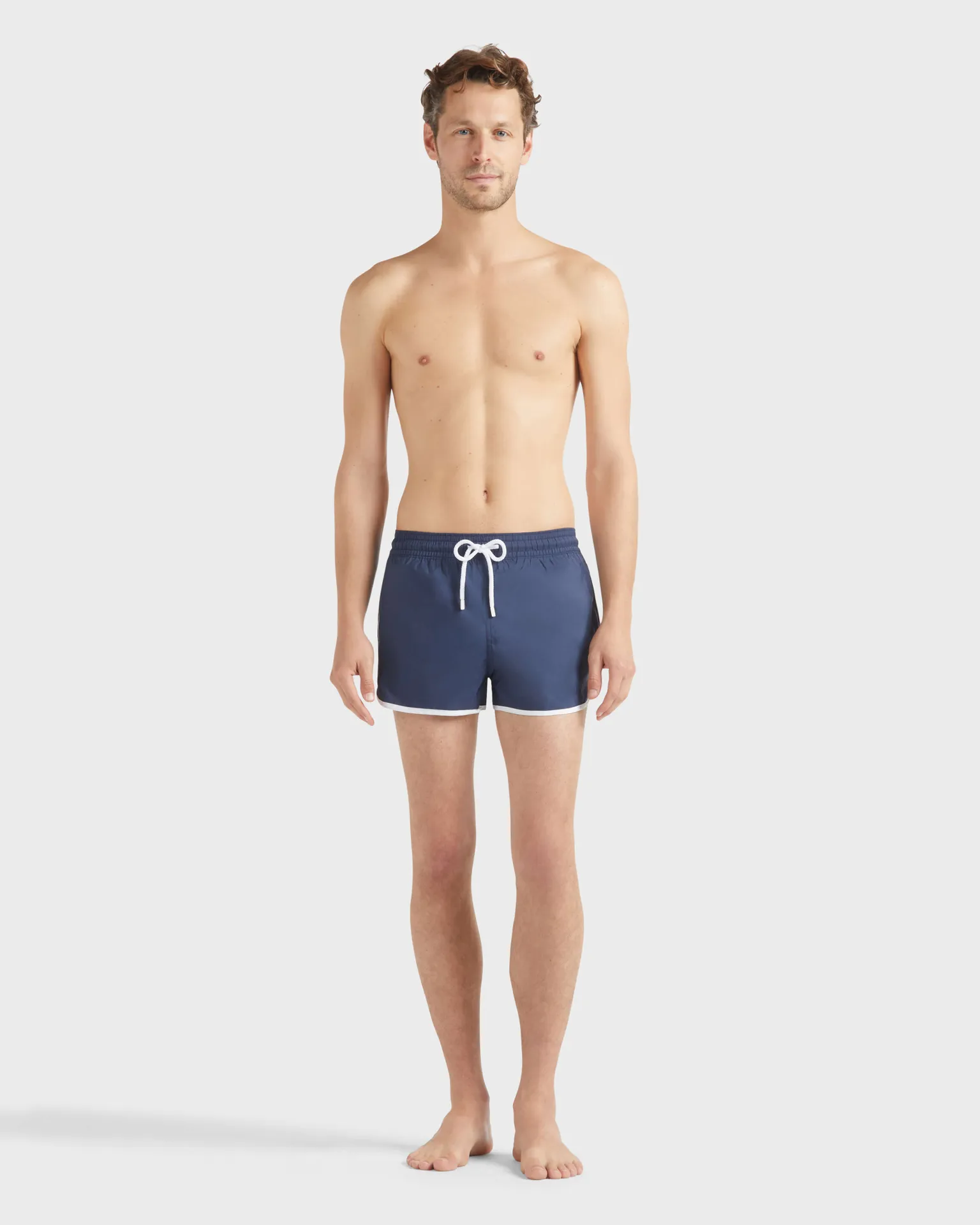 Vilebrequin - Ultraleichte Kurze Vbq Line Badeshorts Für Herren - Bademode - Meno - Blau - Größe M – Bild 3