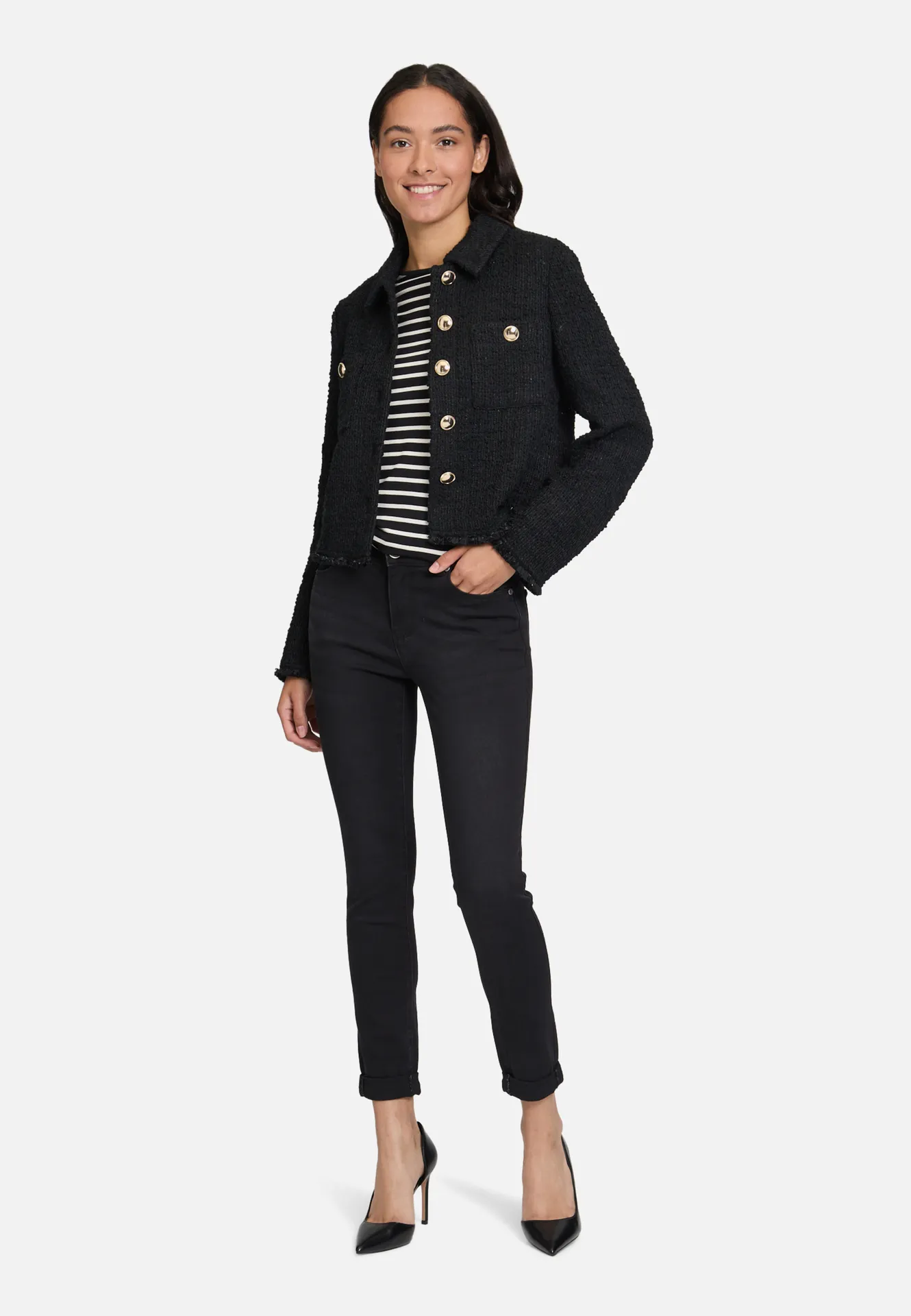 Basic-Jeans mit Waschung – Bild 2