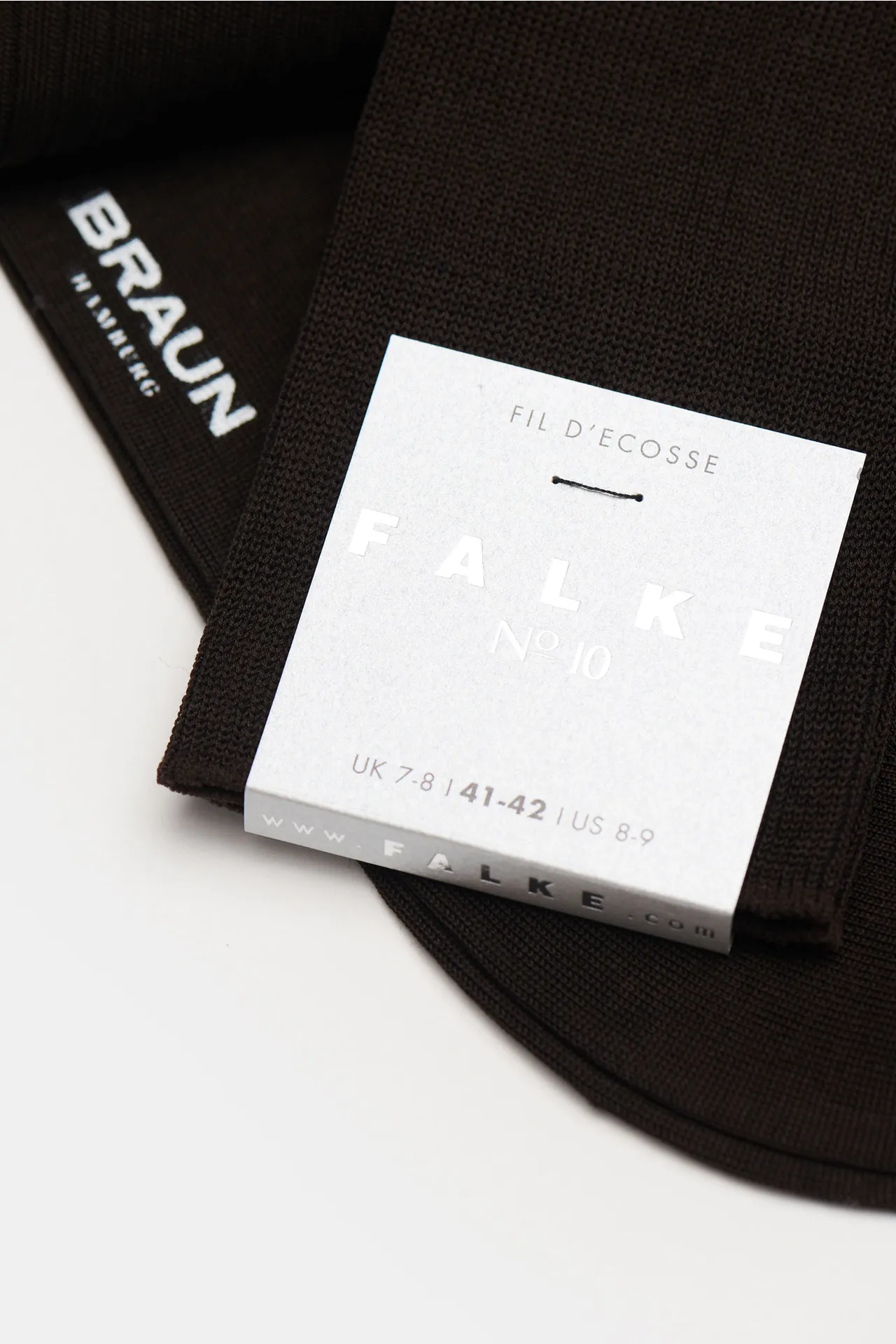 Falke - Herren - Kniestrumpf 'No. 10' dunkelbraun – Bild 2