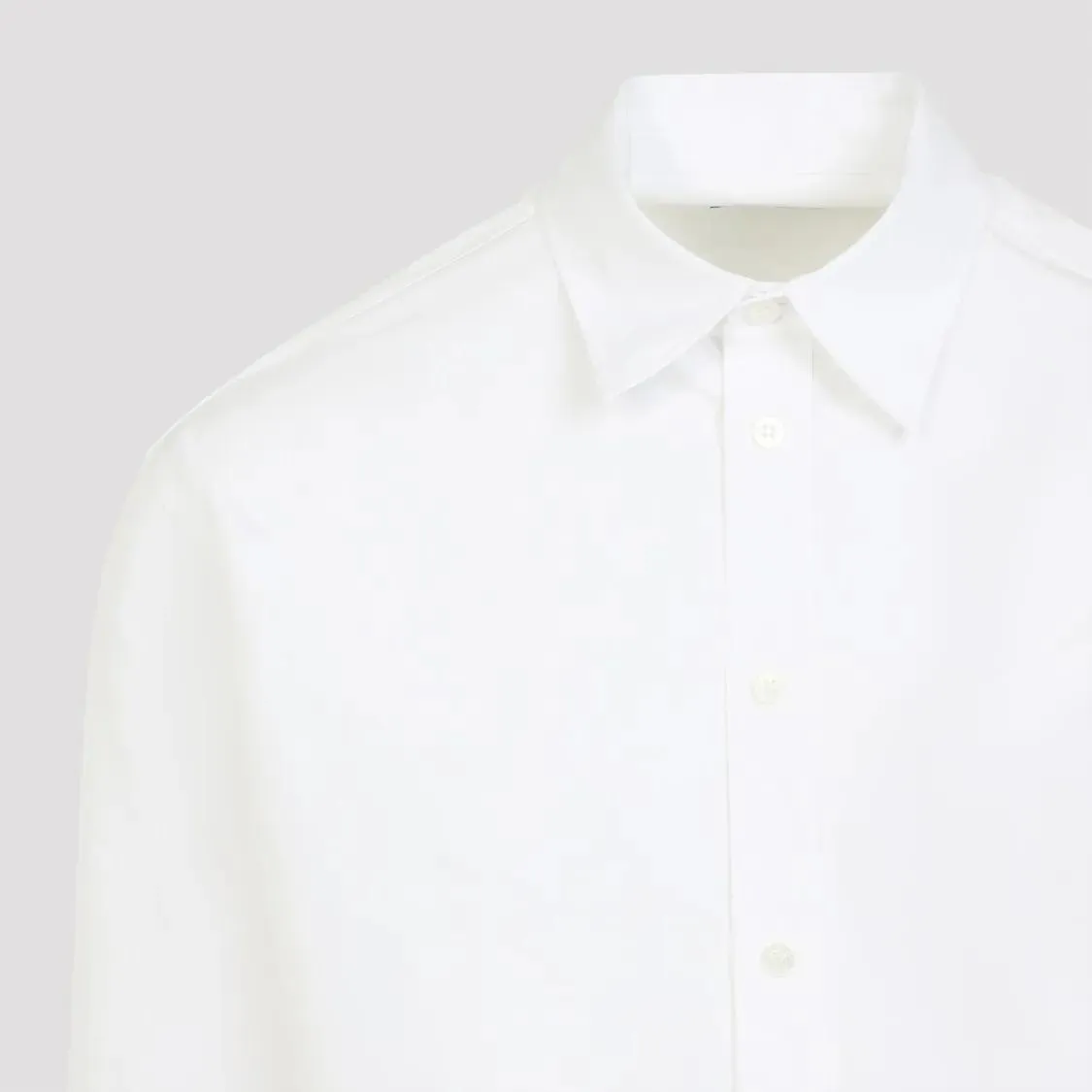 Balenciaga - White Cotton Shirt With Pointed Collar - Größe 50 - weiß – Bild 2