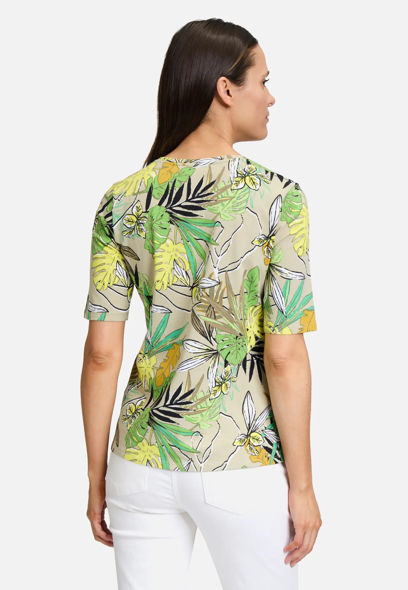 Basic Shirt mit Blumenprint Basic Shirt mit Blumenprint