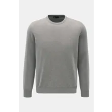 Colombo - Herren - Cashmere Rundhalspullover grau Colombo - Herren - Cashmere Rundhalspullover grau