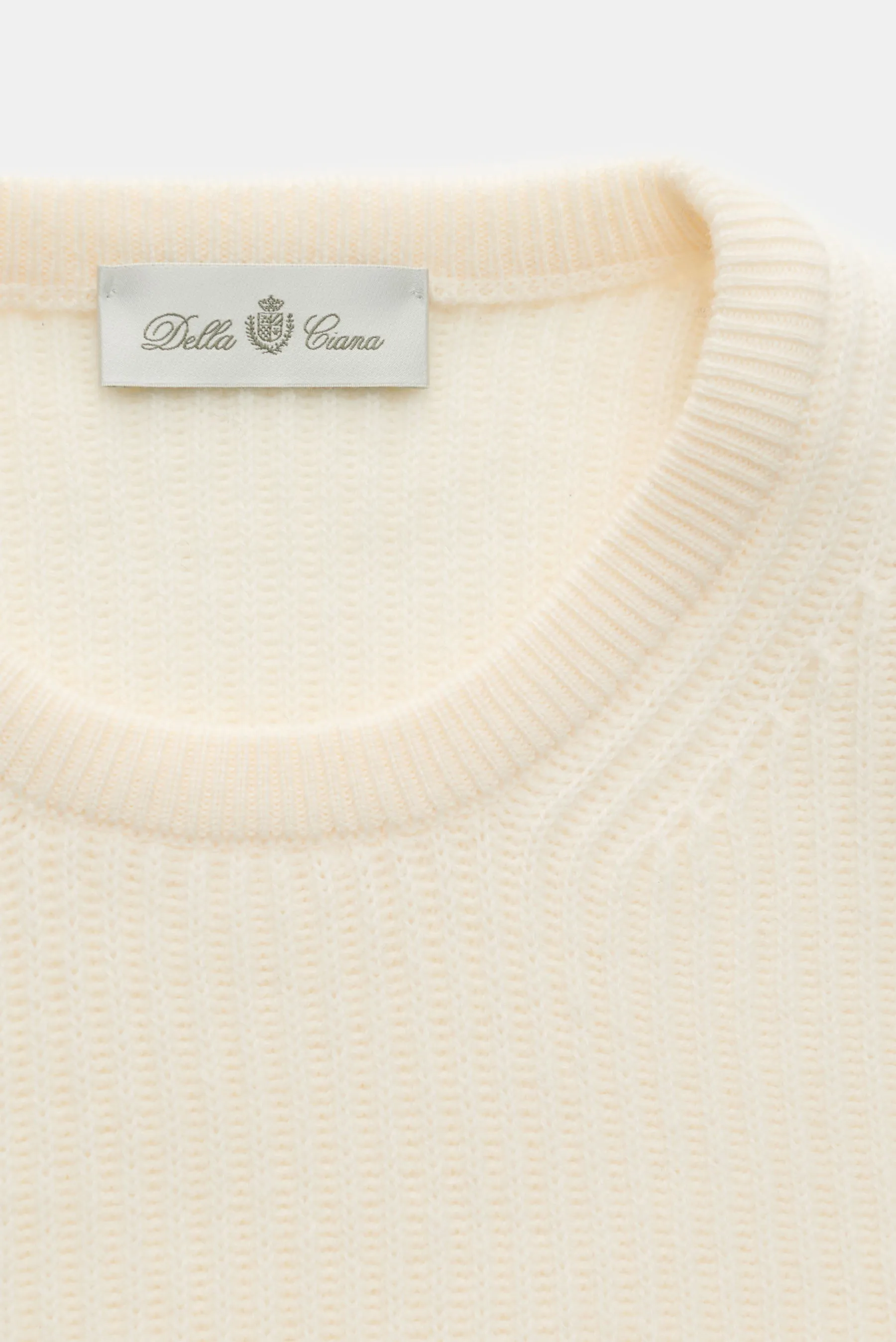 Della Ciana - Herren - Rundhalspullover creme – Bild 2