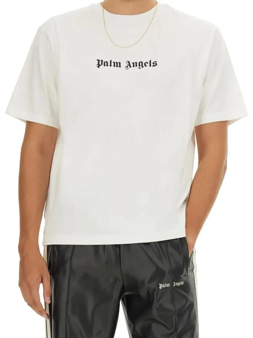 Palm Angels - T-Shirt With Logo - Größe S - weiß – Bild 3
