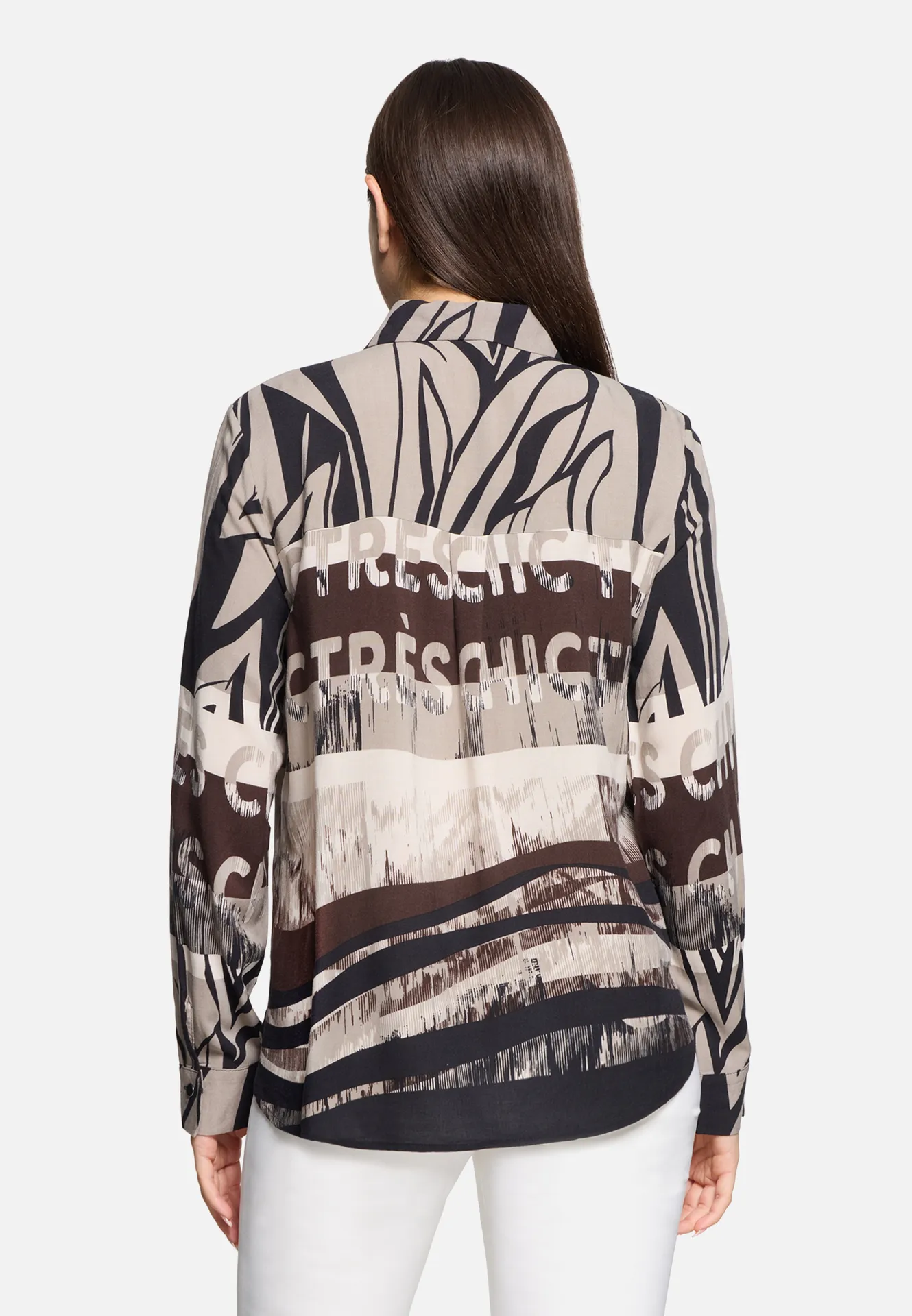 Hemdbluse mit Schmucksteinen Hemdbluse mit Schmucksteinen