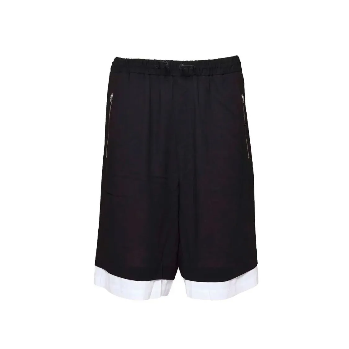 Wales Bonner - Revelation Bermuda Shorts In Black Viscose - Größe 48 - schwarz Wales Bonner - Revelation Bermuda Shorts In Black Viscose - Größe 48 - schwarz