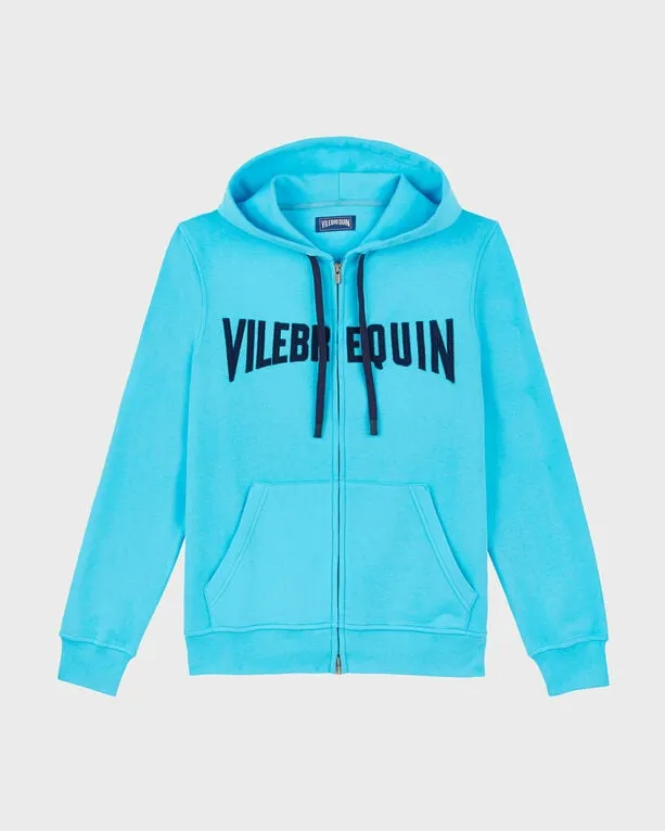 Vilebrequin - Logo Sweatshirtjacke Mit Kapuze Und Stickerei Für Herren - Sweatshirt - Martin-z - Blau - Größe XL Vilebrequin - Logo Sweatshirtjacke Mit Kapuze Und Stickerei Für Herren - Sweatshirt - Martin-z - Blau - Größe XL