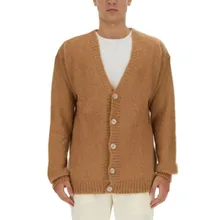 Family First - V-Neck Cardigan With Textured Finish - Größe XL - braun Family First - V-Neck Cardigan With Textured Finish - Größe XL - braun