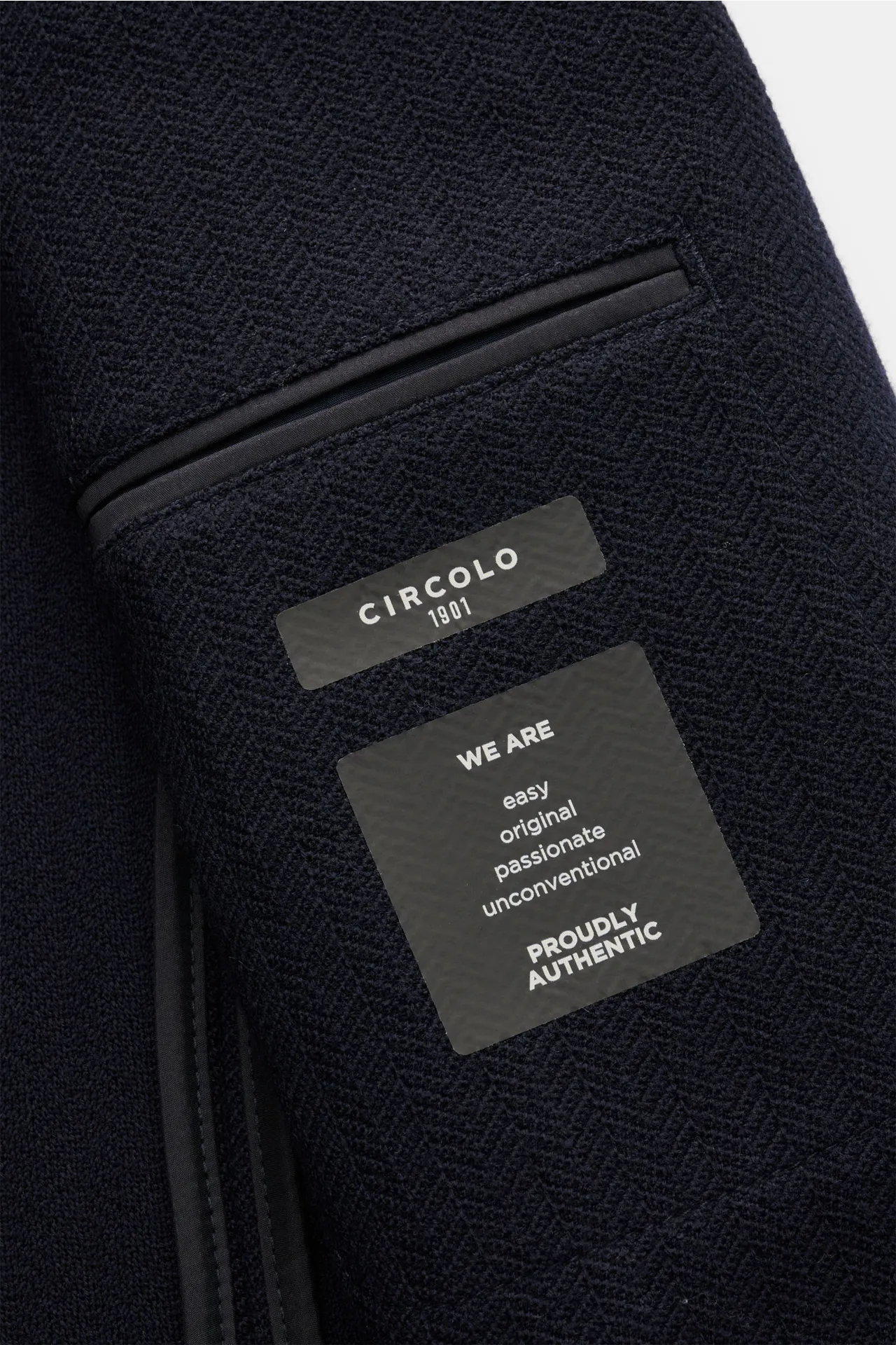 Circolo 1901 - Herren - Strickblazer navy – Bild 4