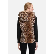 Plüschweste mit Kapuze Plüschweste mit Kapuze